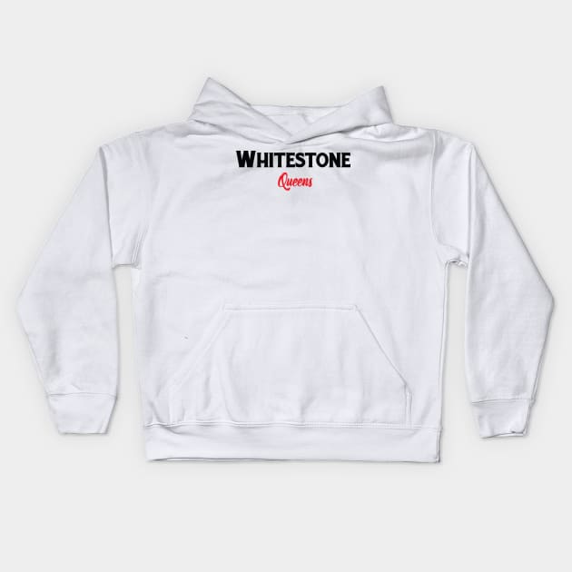 Whitestone Queens Residential Neighborhood In New York City New York Kids Hoodie by ProjectX23Red